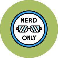 Nerd Only Vector Icon