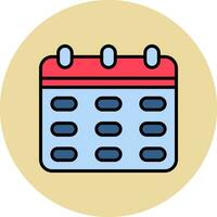 icono de vector de calendario