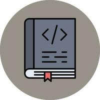 Coding Book Vector Icon