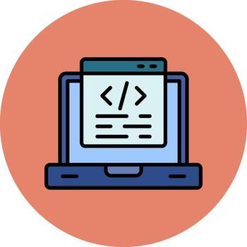 icono de vector de programación