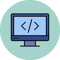 Web Coding Vector Icon