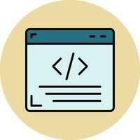 Web Programming Vector Icon