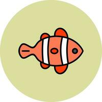Clown Fish Vector Icon