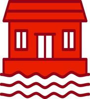 Houseboat Vector Icon