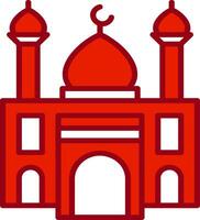 icono de vector de mezquita
