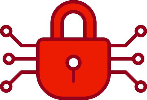 icono de vector de cifrado de datos