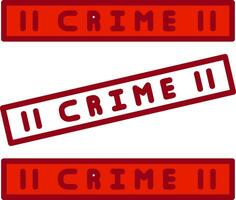 Crime Scene Vector Icon