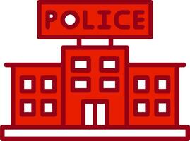 Police Station Vector Icon