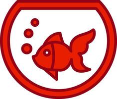 fish bowl Vector Icon