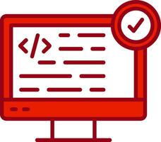 icono de vector de programación