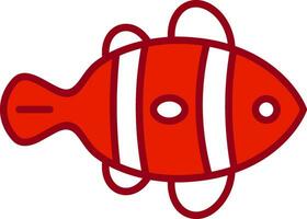 Clown Fish Vector Icon