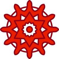 icono de vector de mandala