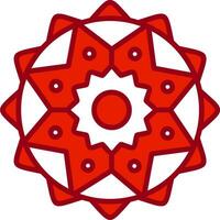 icono de vector de mandala