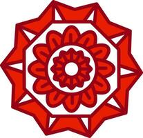 icono de vector de mandala