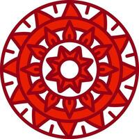 icono de vector de mandala