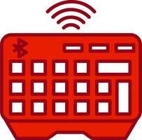 Wireless Keyboard Vector Icon