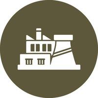 Factory Plant Vector Icon