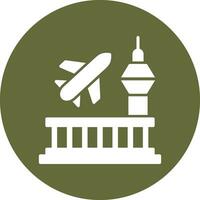 icono de vector de aeropuerto