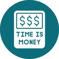 Time Is Money Vector Icon