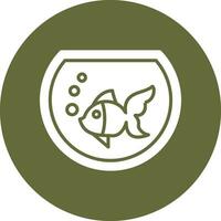 fish bowl Vector Icon