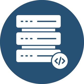 icono de vector de base de datos