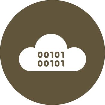 Cloud Coding Vector Icon