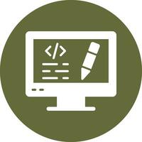 Edit Code Vector Icon