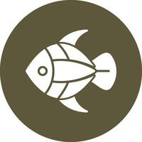 icono de vector de pescado