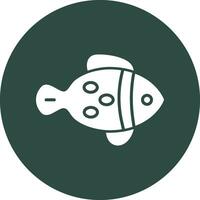 icono de vector de pescado