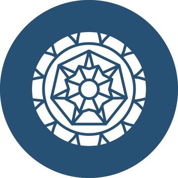 icono de vector de mandala