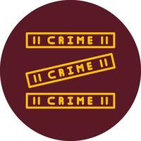 Crime Scene Vector Icon