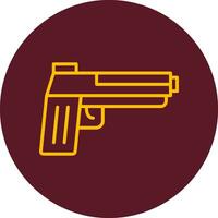 icono de vector de pistola