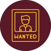 Wanted Vector Icon