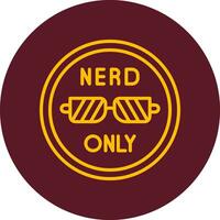 Nerd Only Vector Icon