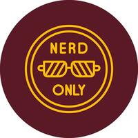 Nerd Only Vector Icon