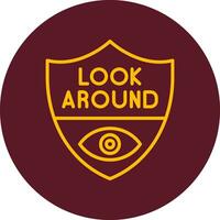 Look Around Vector Icon