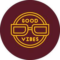 Good Vibes Vector Icon