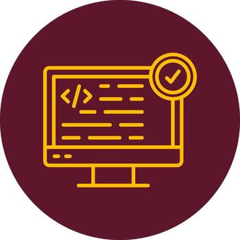icono de vector de programación
