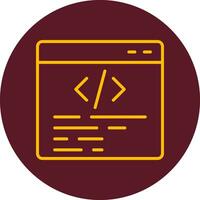 Web Programming Vector Icon