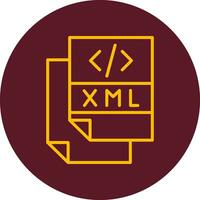 Xml File Vector Icon