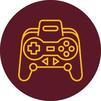 icono de vector de controlador de juego