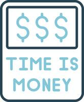 Time Is Money Vector Icon