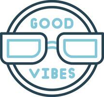 Good Vibes Vector Icon