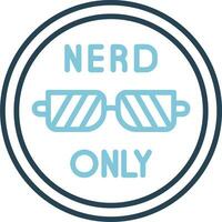 Nerd Only Vector Icon