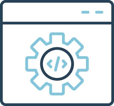 código mejoramiento vector icono
