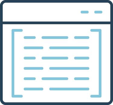 icono de vector de codificación