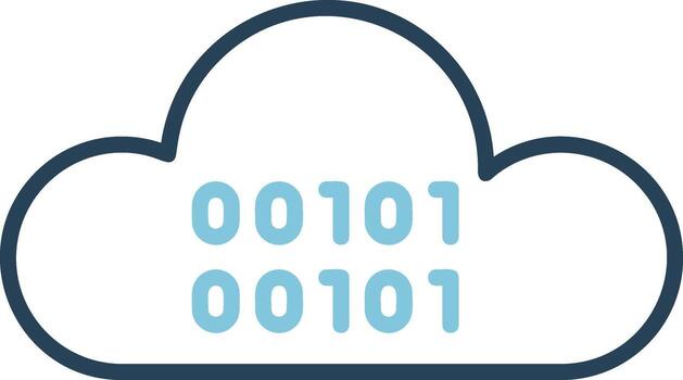 Cloud Coding Vector Icon