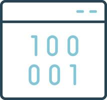 Binary Vector Icon