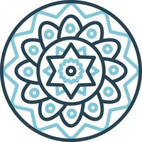 icono de vector de mandala