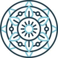 icono de vector de mandala